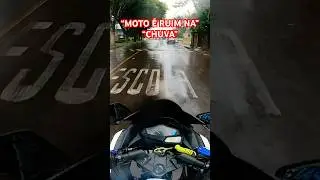 &Eacute; um pouco mais complexo andar de moto na chuva? &Eacute;! Mas a liberdade n&atilde;o tem pre&ccedil;o #shorts
