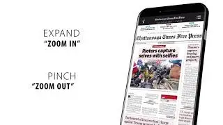 Times Free Press App Tip 2: How to change text size