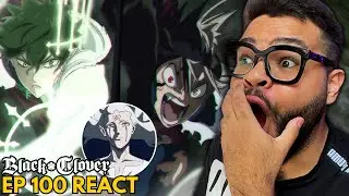 ASTA E YUNO VS LICHT! BLACK CLOVER Episodio 100 REACT