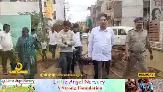 MLA Asif (Raju) Sait Inspects Road & Drainage Works in Samarth Nagar Ahead of Ganesh Chaturthi