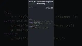 Best Practices in Python Exception Handling 