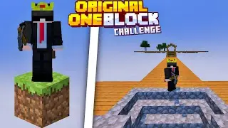 The BEST START EVER on ONE BLOCK in Minecraft