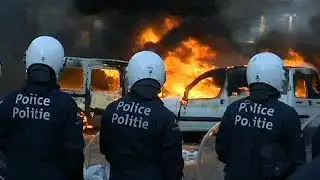 Brussels anti-austerity protest: Dramatic clashes and arrests