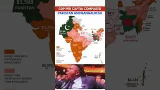 GDP per capita of Indian states compared with Pakistan and Bangladesh 🇮🇳🇵🇰 #gdppercapita #comparison