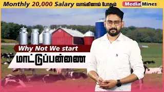 WHY NOT WE START MAATU PANNAI | Salary to Startup | Dairy Farm Business Idea In Tamil | Media Mines