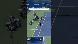 Top 5 funniest players to watch! #tennis #kyrgios #bublik #moutet