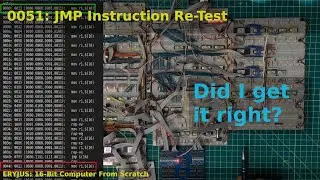 0051: JMP Instruction Re-Test | 16-Bit Computer From Scratch