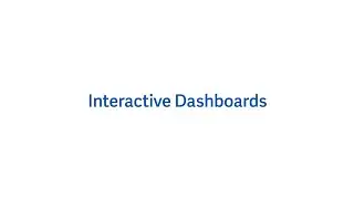 Workday Adaptive Planning - Demo - Interactive Dashboards