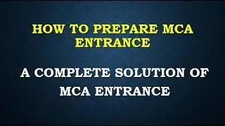 Mca entrance PART 3  NIMCET/JNU JECA SOLVED NOTE 2017 2016 PAPERS SOLUTION COACHING TUITION