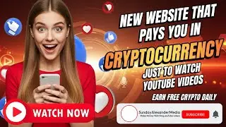New Website That Pays You in Cryptocurrency Just to Watch YouTube Videos Earn Free Crypto Daily 2025
