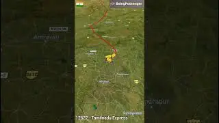12622 - Tamilnadu Express From NDLS to Chennai Central via Nagpur Junction and Vijayawada Junction
