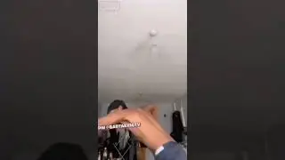 guy punching the air then hit the lamp #memes #shorts