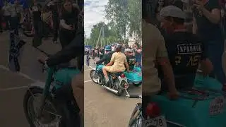 Ретро мото шоу. Вятское. Ярославская область. Мото Ярославль. Retro motorcycle show.