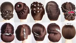 TOP 10 Elegant Easy Bun Hairstyles for Women | No Heat, No Spray