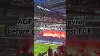 AGF FANS PYRO 🔥 | AGF fans with pyro and tifo before Superliga game against FCK 👊