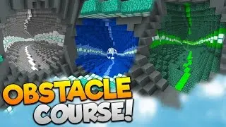 Minecraft FLYING OBSTACLE COURSE! | (17 LEVELS OF ELYTRA FUN!)
