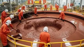 Inside a Modern Chocolate Factory | From Cocoa Beans to Smooth Chocolate (Full Industrial Process)
