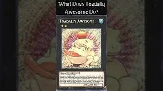 What Does Toadally Awesome Do? (Yugioh Cards Explained for Easy Deck Building)