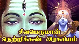 சிவபெருமான் நெற்றிக்கண் இரகசியம் !  Lord shiva third eye ! sivan netrikan secrets !