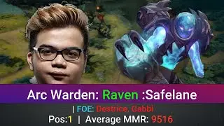 Arc Warden Perspective by Raven | @1440p | Safelane Pos:1 |  | FOE: Destrice, Gabbi |5837298464