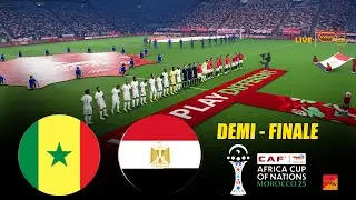 S&Eacute;N&Eacute;GAL vs &Eacute;GYPTE DEMI - FINALE | Coupe d'Afrique des Nations CAF | Pr&eacute;diction compl&egrave;te du match PES