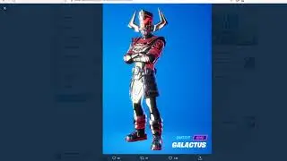 early look at Galactus skin