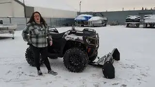 2024 Arctic Cat Alterra 600 Black Hills Edition with Plow