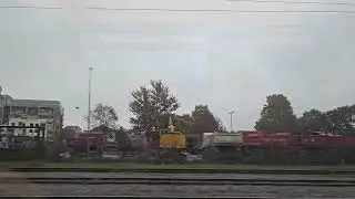 Emonika  / trainstation construction 21.10.2025 (from a train) - Ljubljana