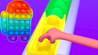 Pop It Run! 🌈   🟢  All Levels Gameplay Android, IOS #69 🎮