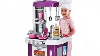 Children Large Kitchen Play Set, Talented Chef Kitchen Set With Music 49 Pieces
