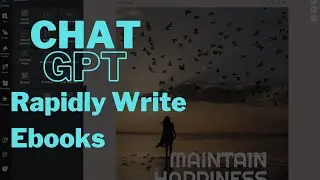 How To Write Ebooks With Chat GPT + Drag And Drop Designer