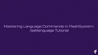 Mastering Language Commands in FlashSystem: /setlanguage Tutorial.