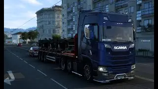 ETS2(Euro Truck Simulator2) 879Km Drive in Austria-Hungary-Romania/300RS GT