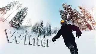 WINTER IN ESTONIA. SKI / SNOWBOARD MOVIE - TRIP TO THE LOCAL MOUNTAIN! (GoPro MAX)