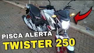 COLOQUEI PISCA ALERTA NA CB TWISTER 250 2021