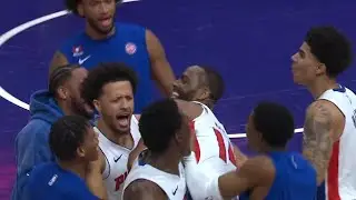 БЕЗУМНАЯ КОНЦОВКА Pistons vs Jazz UNCUT 👀🔥