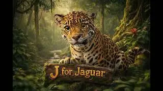 J for Jaguar 🐆 | Jungle Book Style ABC Learning