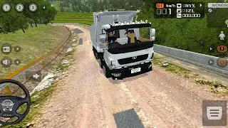 Truck Driving In Offroad 12 Wheeler 8x8 Power Full Tipper | Bus Simulator Indonesia | Truck Mod
