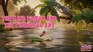 The Kind Pigeon and the Thankful Ant | Kids Bedtime Story in English | Fairytale 3D Animation