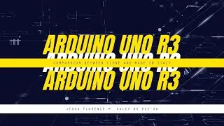 ARDUINO UNO R3: Bought from PnS vs Made in Italy by Gales, Jessa Florence M.