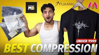 Top 6 Compression T-Shirts Under ₹999 | Fuaark vs MuscleBlaze vs generic| Gym Wear for Men