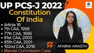 Article16|Constitution Of India|By-Aparna Awasthi|Target For IQ| #7500110314 #7536830277 #uppcsj