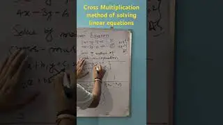 Free Online maths classes for class 9 students #crossmultiplicationmethod #ganitprakash #learnmaths