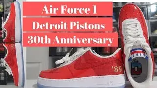 Air Force 1 Detroit Pistons 30th Anniversary 1989 