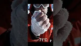 Skin freezes in seconds at &ndash;71&deg;C #TheLastTemperature #Minus71 #ExtremeCold #HumanSurvival #Shorts