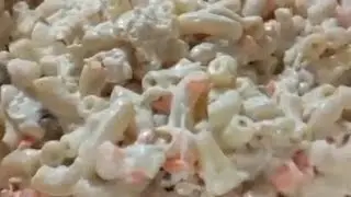 CHICKEN MACARONI SALAD MAKING 10426 @ 10:06 am
