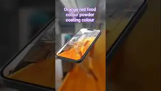 orange red food colour powder print #shorts #orange #youtubeshorts #viralvideo #youtubecreator