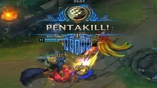 Master yi Pentakill! ACE! And animation and sound effect! ليج اوف ليجند