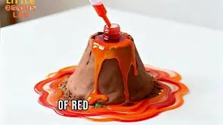 DIY Volcano 🌋 Safe Science Fun for Kids. 