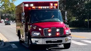 Baltimore County Fire Department Brand New Medic 9(Edgemere) Responding to a Medical 10/24/23